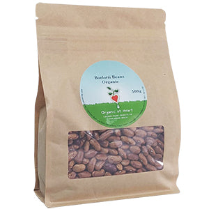 Wholesale prices: Organic At Heart 100% Organic Borlotti Beans (500g) GMO-free and gluten-free suitable for vegetarians and vegans.