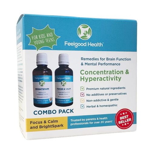 Wholesale Supplier of BrightSpark & Focus & Calm Combo – Natural Remedies for Hyperactivity, Focus & Concentration Support in Kids