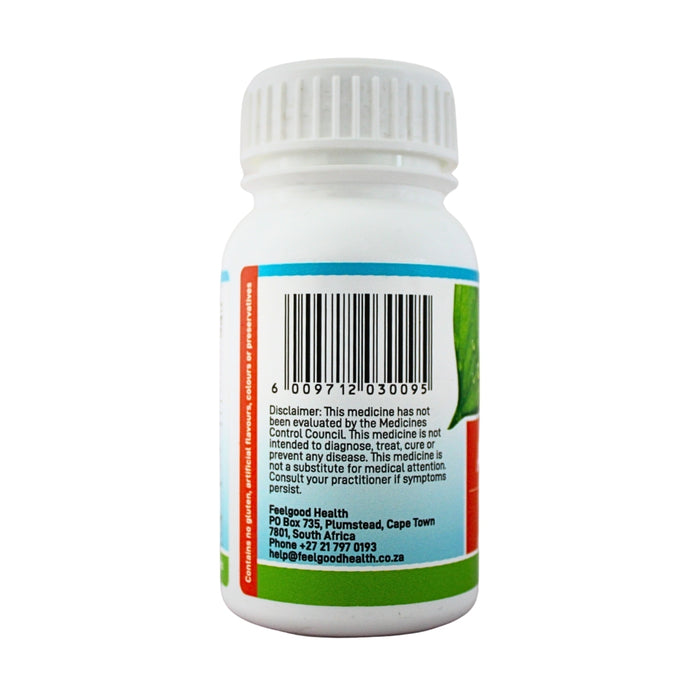 Wholesale AllergiClear bottle left view showing barcode and product information