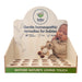 BabyNature countertop display stand for homeopathic baby remedies, featuring natural wood design, baby image, and product slots for bottles.