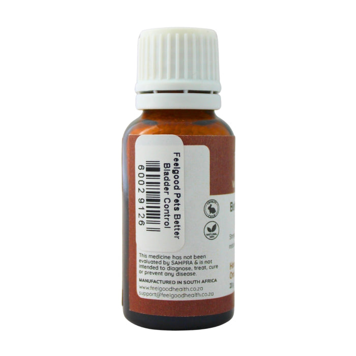 Wholesale Better Bladder Control bottle left view showing barcode and product information