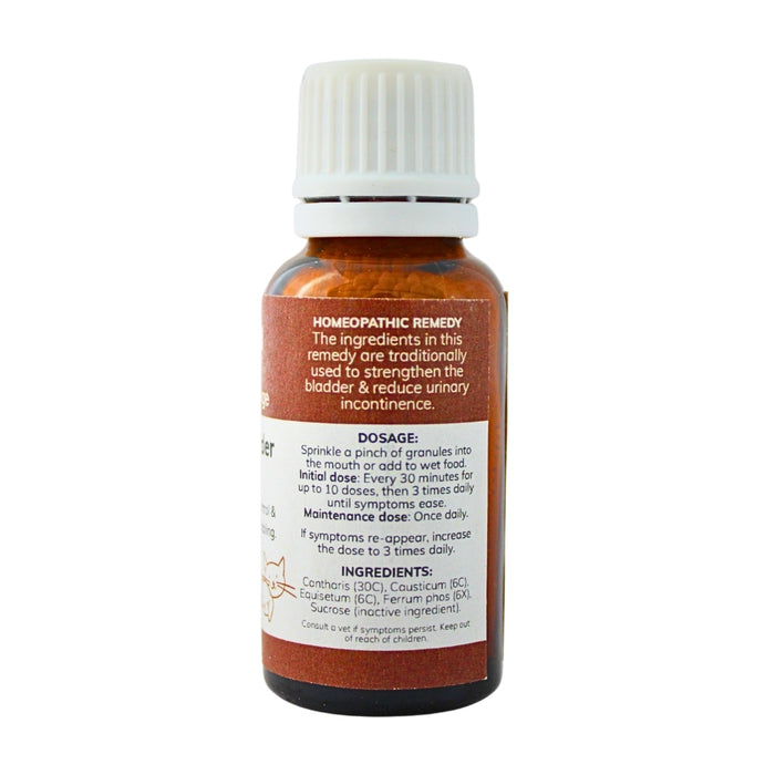 Wholesale Better Bladder Control bottle showing the ingredients label with directions for use and supplement facts.