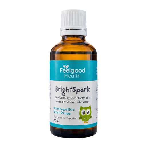 South Africa Wholesale Distribution: Bottle of Homeopathic BrightSpark, ADHD Hyperactivity Remedy for Children