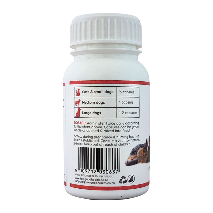 Wholesale C-Caps bottle left view showing barcode and product information