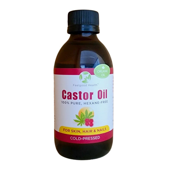 Wholesale supplier of Feelgood Health Castor Oil – 100% Pure, Cold-Pressed, Organic oil for skin, hair and nails.