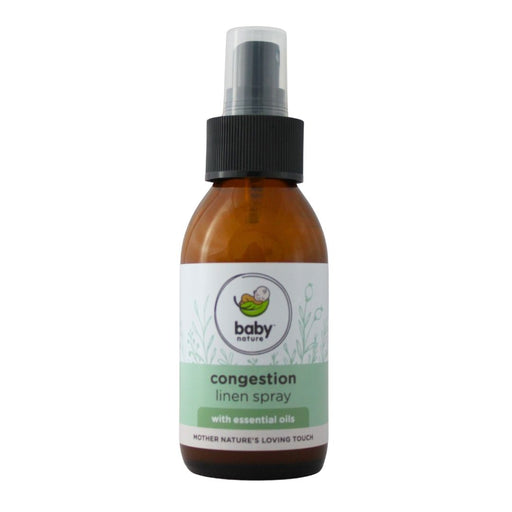 Baby Nature Congestion Linen Spray 100ml with essential oils – wholesale natural baby care product.
