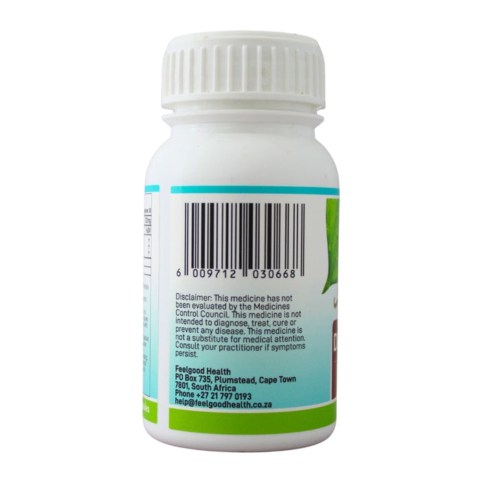 Wholesale Digestive Support bottle left view showing barcode and product information