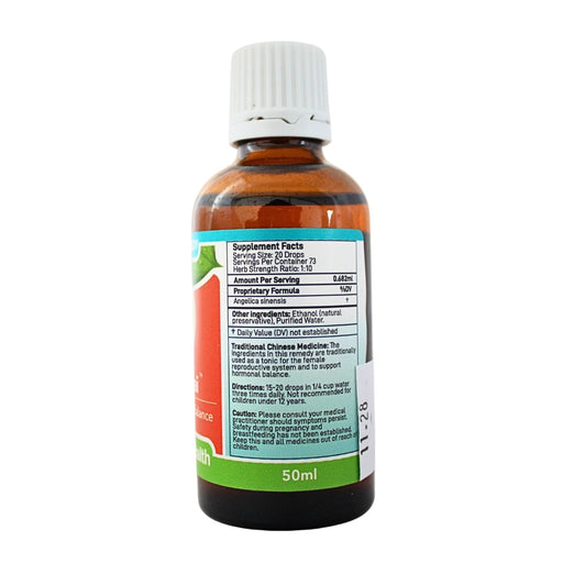 Wholesaler Fertile XX 50ml bottle showing ingredients label and directions for use