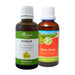 Two bottles of Feelgood Health slimming and detox products on a white background - wholesale supplier