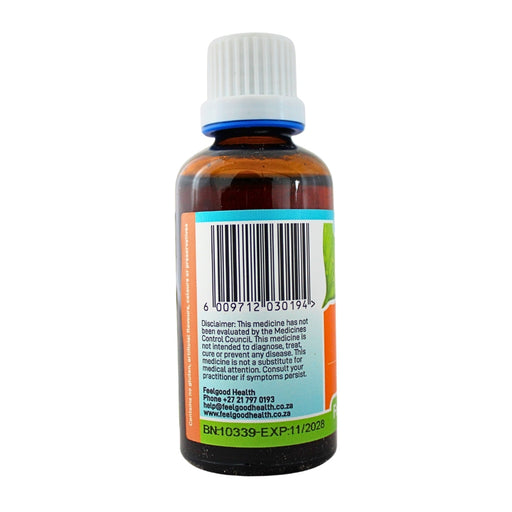 Wholesaler Endo-Ex 50ml bottle left view showing barcode and product information