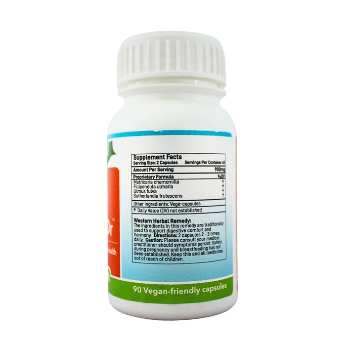 Wholesale Gastronic Dr bottle showing the ingredients label with directions for use and supplement facts.