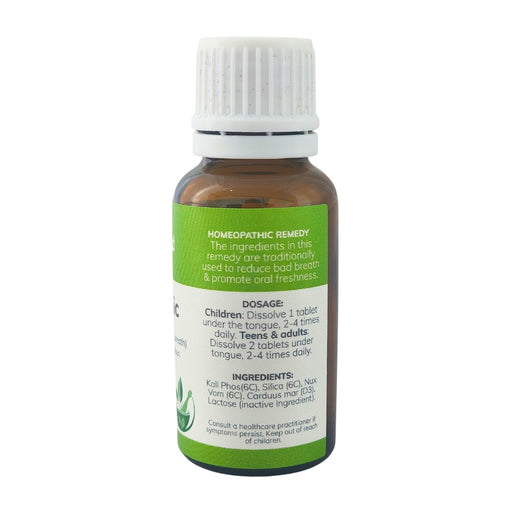 Whoesale HaliTonic tablets bottle showing the ingredients label with directions for use and supplement facts.