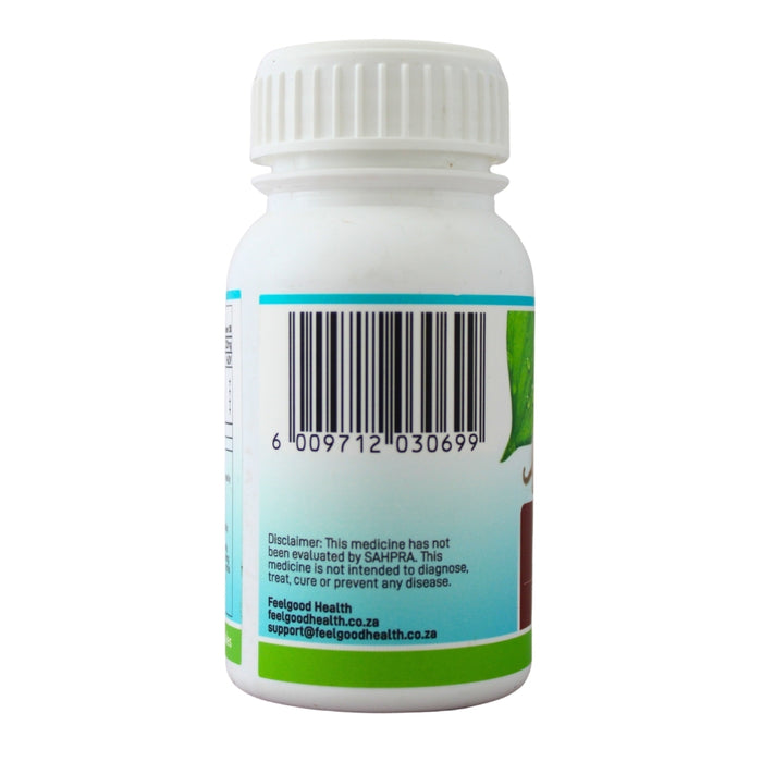 Wholesale Immunity & Liver Support bottle left view showing barcode and product information