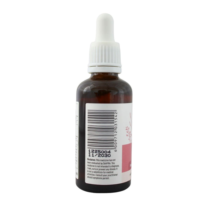 Wholesale BabyNature Lactation Drops label, showing the barcode and disclaimer