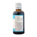 Wholesale MindSoothe Jr herbal tincture 50ml bottle showing the ingredients label with directions for use and supplement facts.