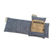 Wholesale FLAXi Bag microwavable heat therapy bag filled with flaxseed and organic lavender, with a product label showing heat therapy uses.