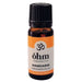 Bottle of Ohm Therapeutics Mandarin pure essential oil on a white background - wholesale distribution in South Africa