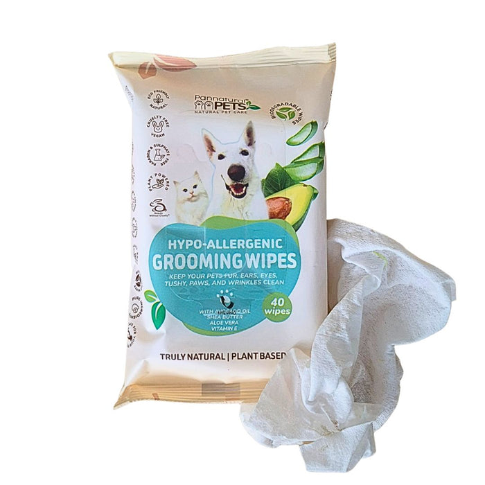 Hypo-Allergenic Grooming Wipes | Pannatural Pets