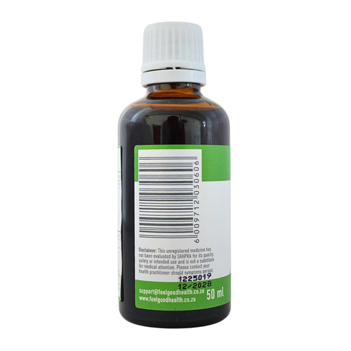 Wholesale UTI Clear 50ml bottle left side view showing barcode and product information