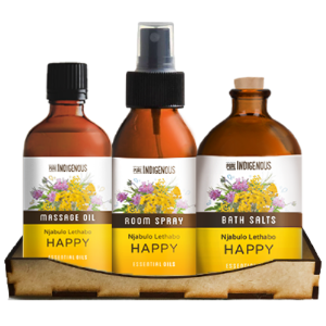 Wholesale Happy Gift Set: Massage Oil + Room Spray + Bath Salts