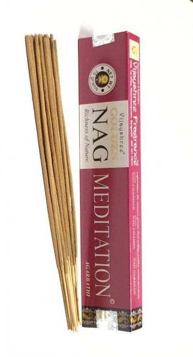 Golden Nag Natural Meditation Incense