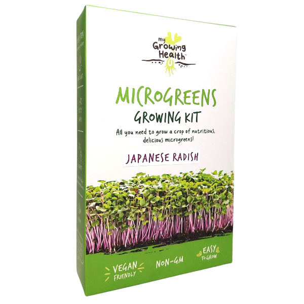 Japanese Radish Microgreens Growing Kit: My Growing Health