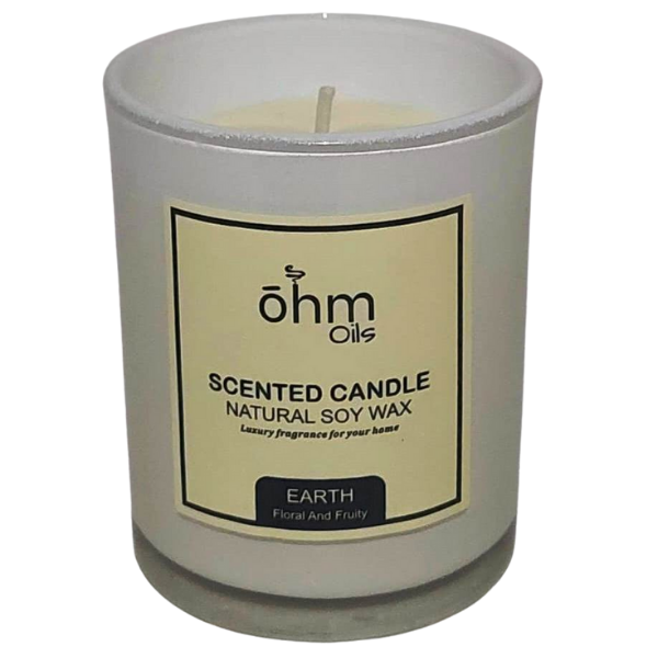 Soy Wax Aromatherapy Candle: Earth 100g: OHM