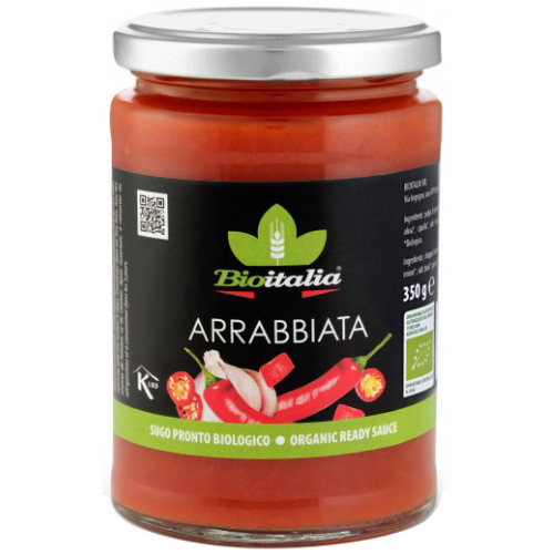 Organic Arrabbiata Sauce (350g0 | Bio Italia - Wholesome Distribution 