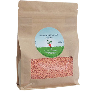 Wholesale prices: Organic At Heart 100% Organic Lentils (Red) (500g) GMO-free and gluten-free suitable for vegetarians and vegans.